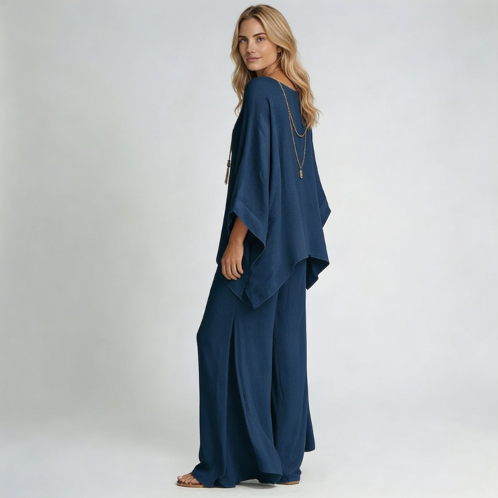 Celeste | Flowing Wide-Leg Two-Piece Set