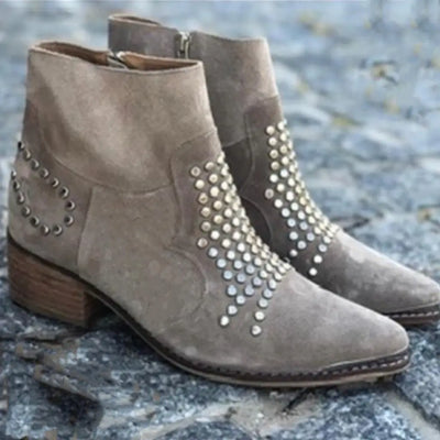 Sophia | Ankle Boots with Studs