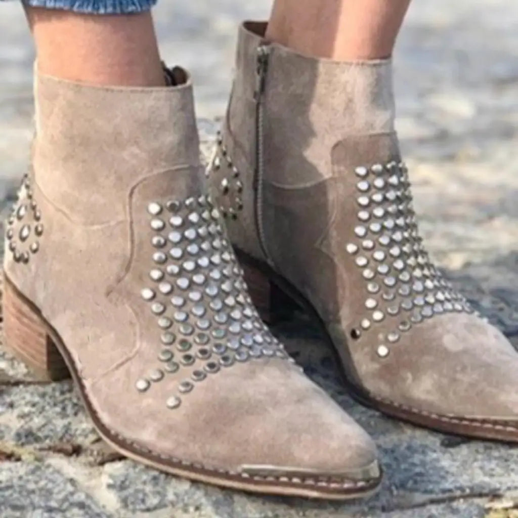 Sophia | Ankle Boots with Studs