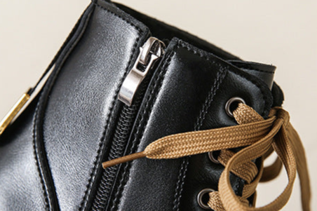 Clara | Fleece Lined Combat Boots