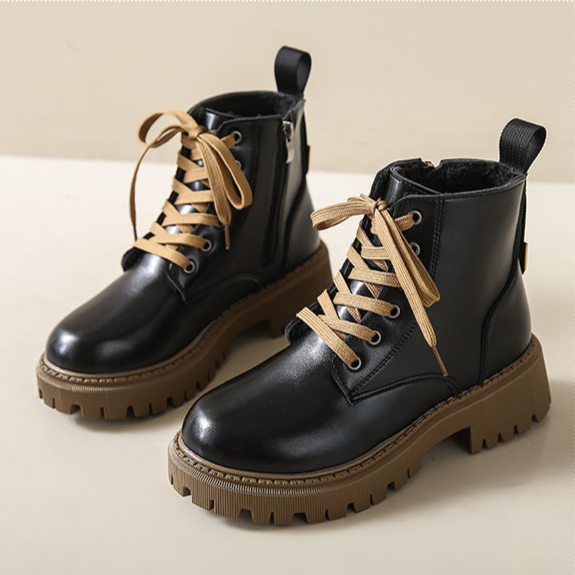 Clara | Fleece Lined Combat Boots