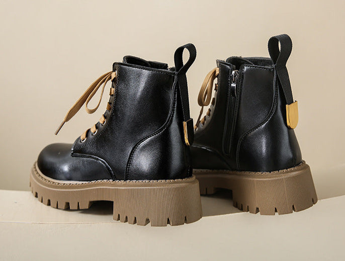Clara | Fleece Lined Combat Boots