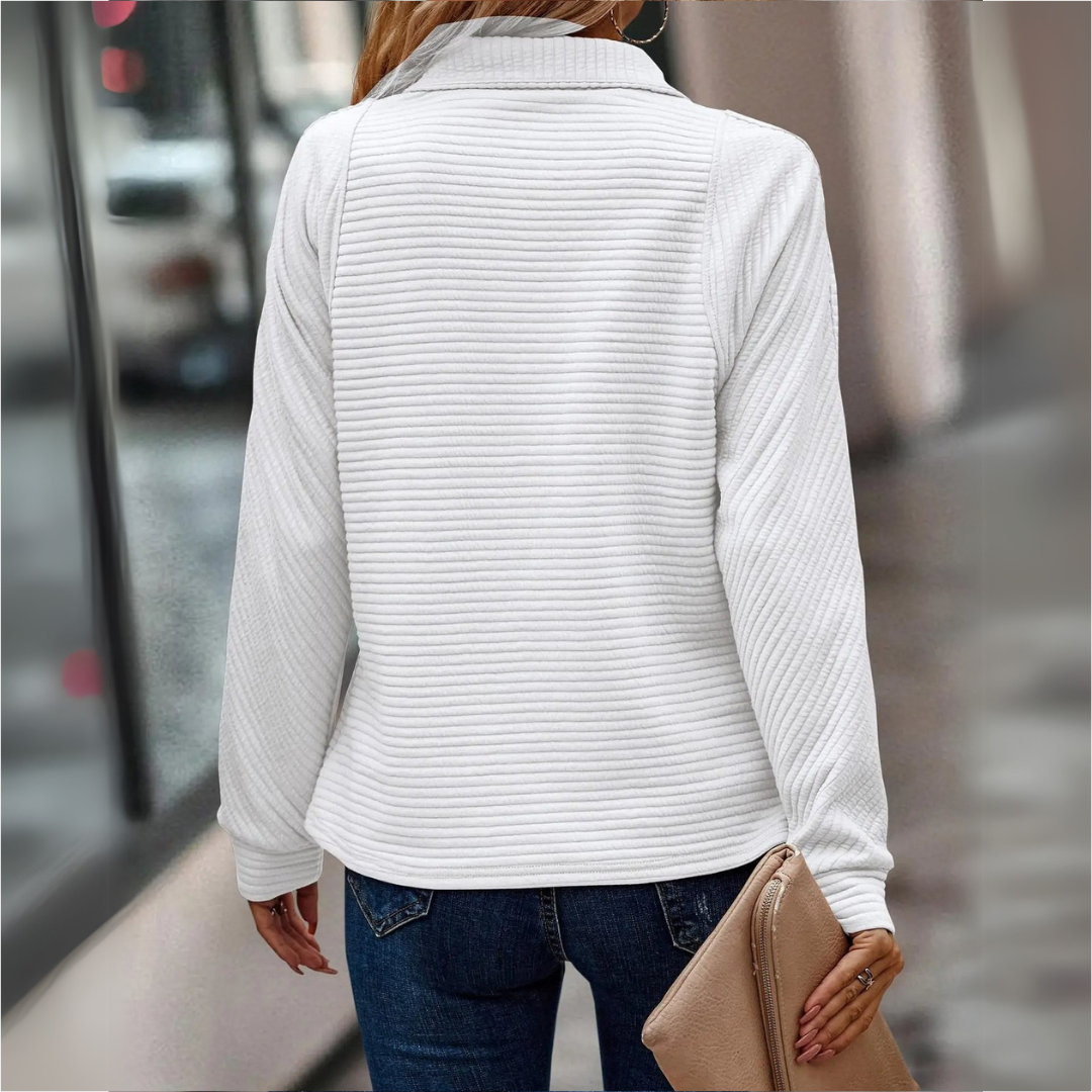 Elise | Elegant V-neck Sweater for Women
