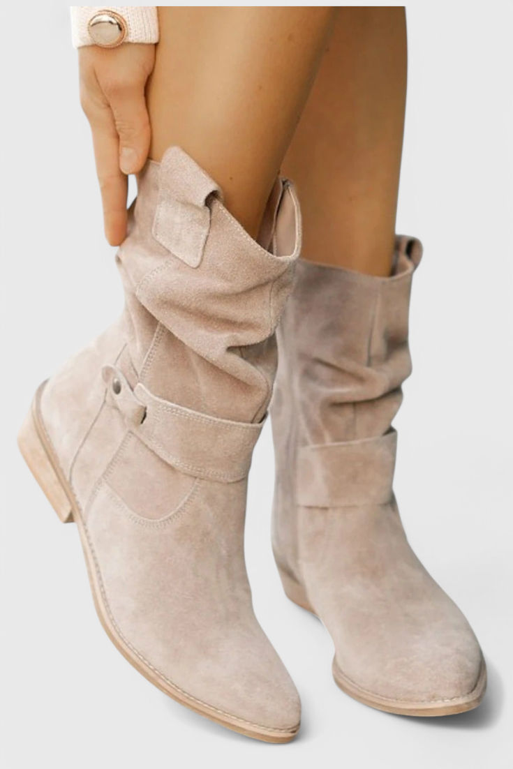 Sofia | Classic Suede Ankle Booties