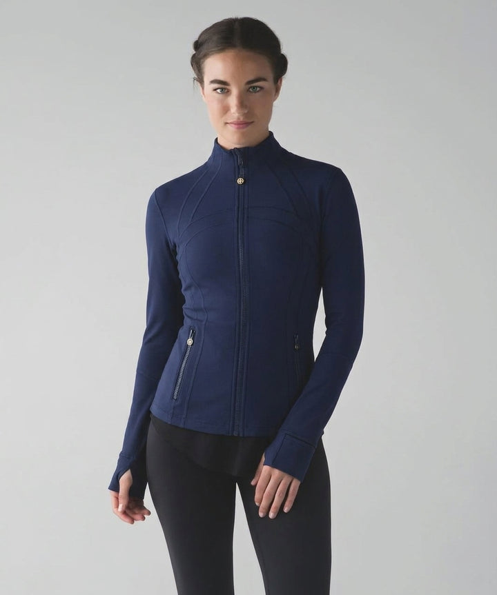Elayne | Women's Fitted Zip Jacket with Peplum Hem