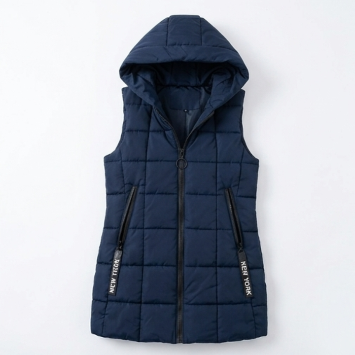 Ginette | Women's Longline Hooded Puffer Gilet