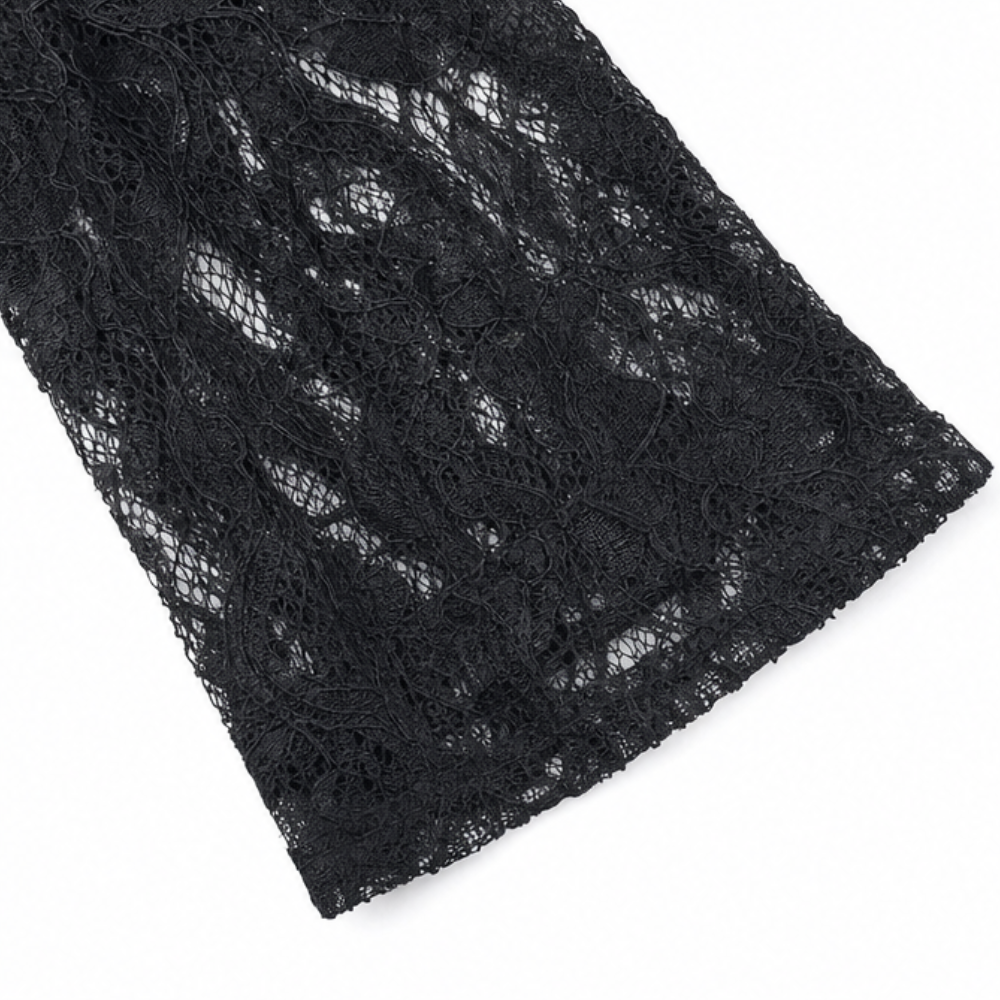 Ivonne | Women's Lace-Pattern Open-Front Blazer