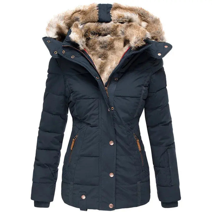 Emilie | Women's Hooded Padded Jacket with Drawstring Waist