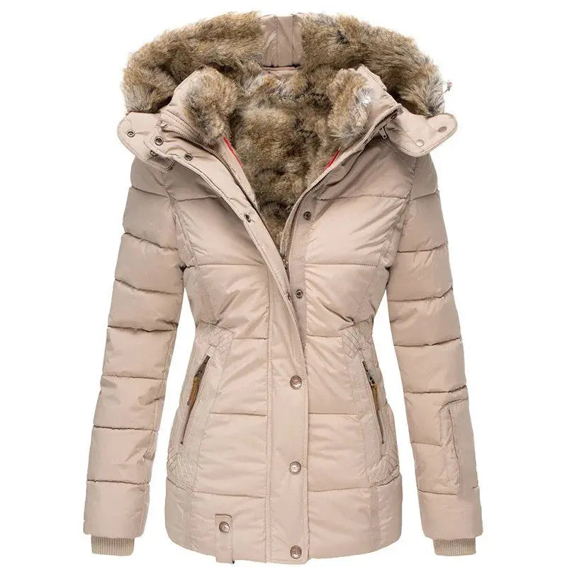Emilie | Women's Hooded Padded Jacket with Drawstring Waist