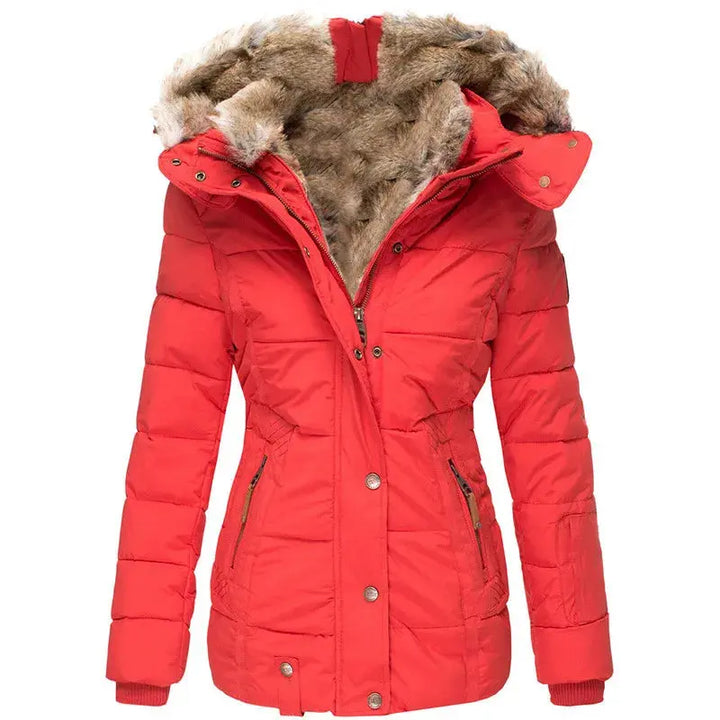 Emilie | Women's Hooded Padded Jacket with Drawstring Waist