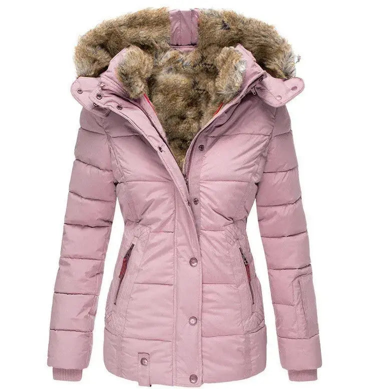 Emilie | Women's Hooded Padded Jacket with Drawstring Waist