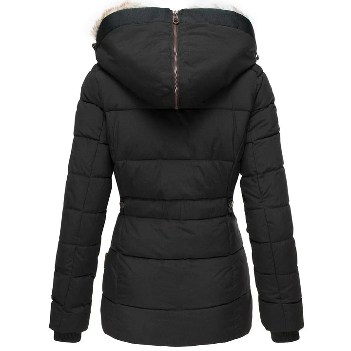 Emilie | Women's Hooded Padded Jacket with Drawstring Waist