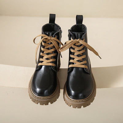 Clara | Fleece Lined Combat Boots