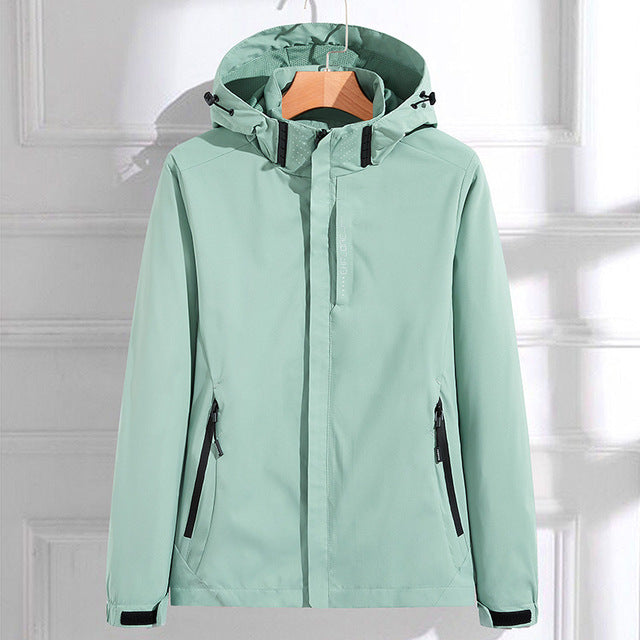 Sixtine | Women's Hooded Shell Jacket with Zip Pockets