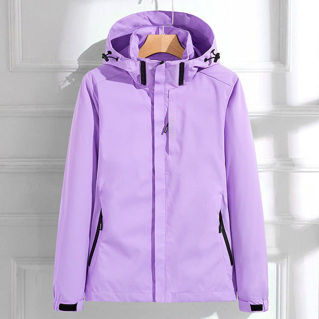 Sixtine | Women's Hooded Shell Jacket with Zip Pockets