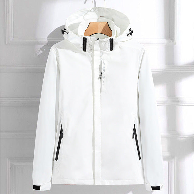Sixtine | Women's Hooded Shell Jacket with Zip Pockets