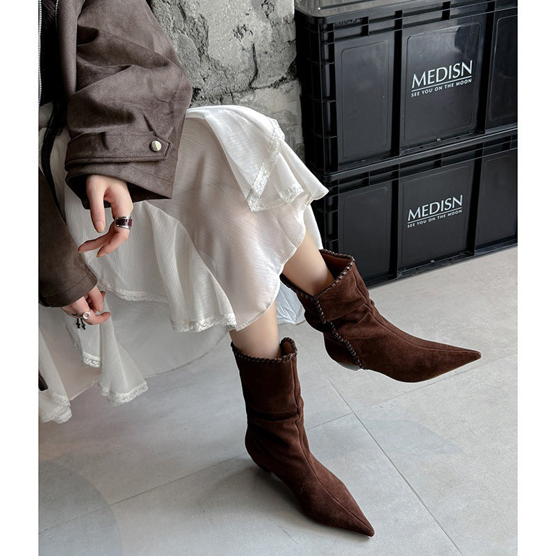 Clara | Slouchy Pointed Boots