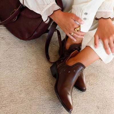 Sophia | Western Boots with Studs