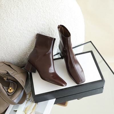 Sophia | Classic Block-Heel Ankle Boots