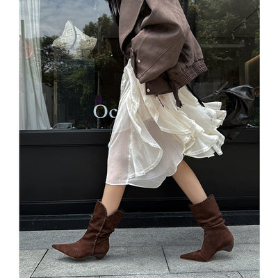 Clara | Slouchy Pointed Boots