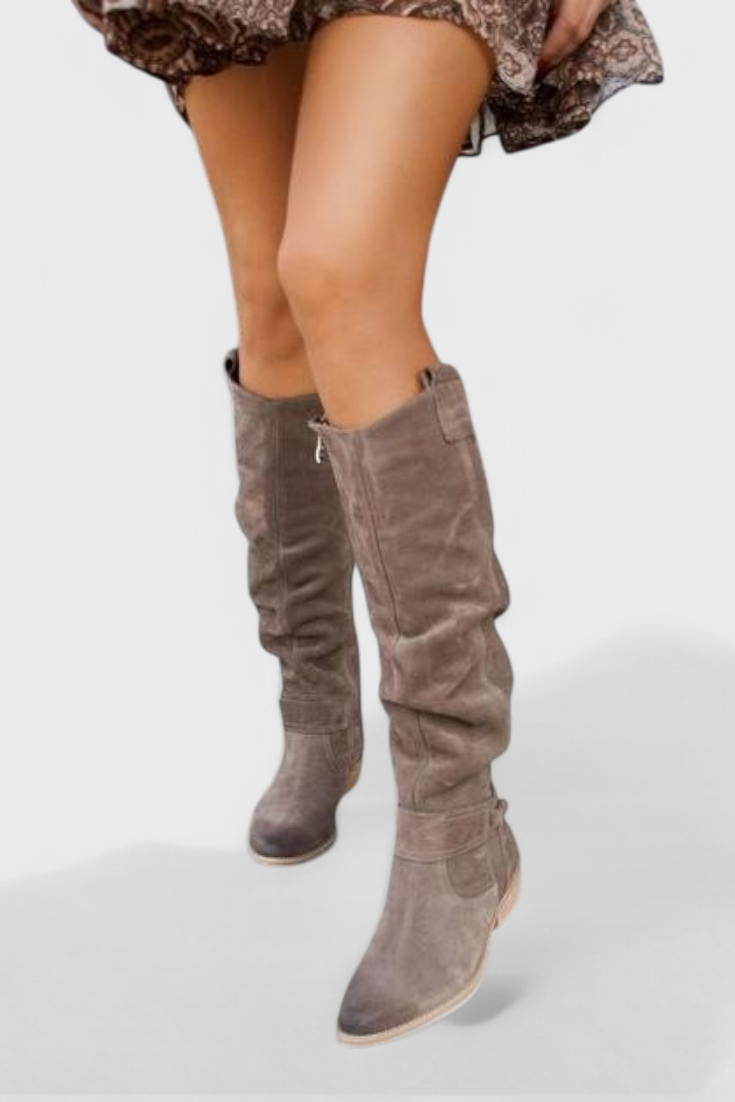 Sophia | Retro-Inspired High Boots