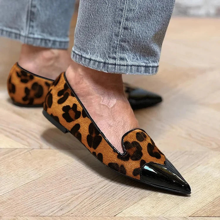 Isabella | Refined Animal Print Ballet Flats