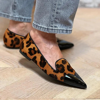 Isabella | Refined Animal Print Ballet Flats