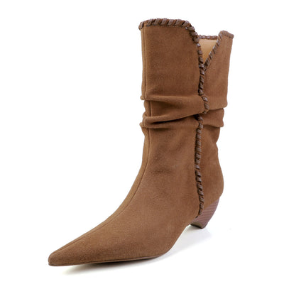 Clara | Slouchy Pointed Boots