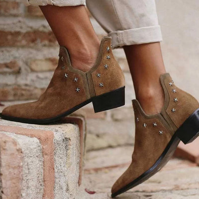 Sophia | Western Boots with Studs