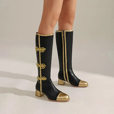 Sophia | Golden Crest Boots