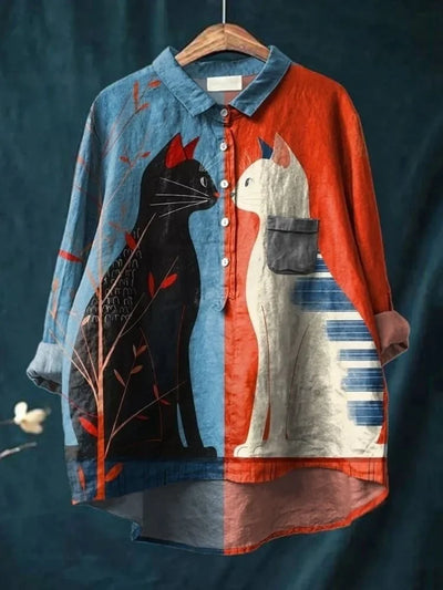 Estelle | Cat & Fish Tee