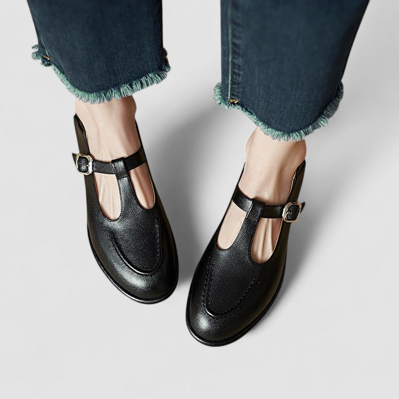 Camila | Orthopaedic Mary Jane Low Heel Shoes