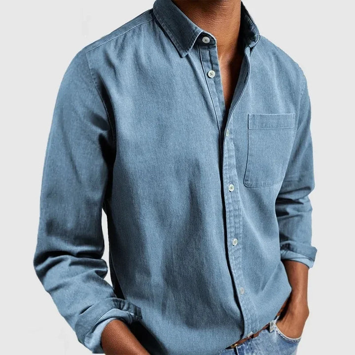 Men's Casual Shirt with Comfort Features