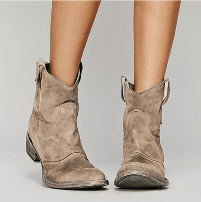 Lila | Suede Western Boots