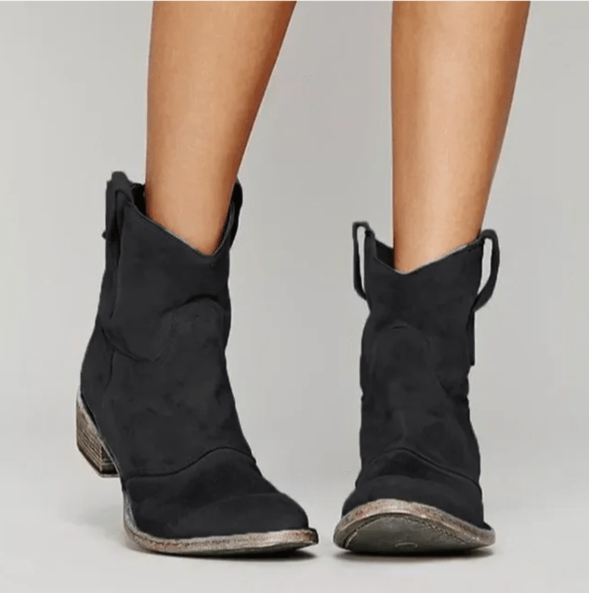 Lila | Suede Western Boots
