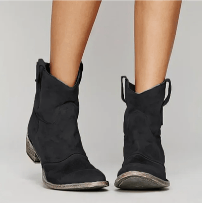 Lila | Suede Western Boots