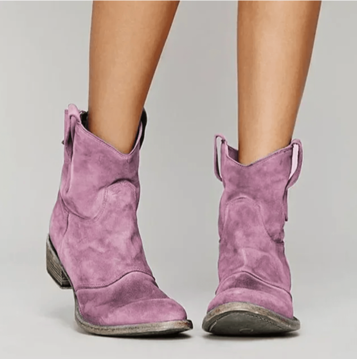 Lila | Suede Western Boots