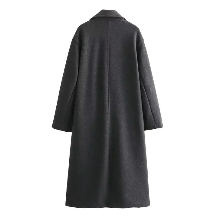 Annemarie | Women's Oversized Double-Breasted Coat with Wide Lapel