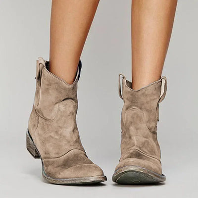 Sofia | Vintage Cowboy Ankle Boots