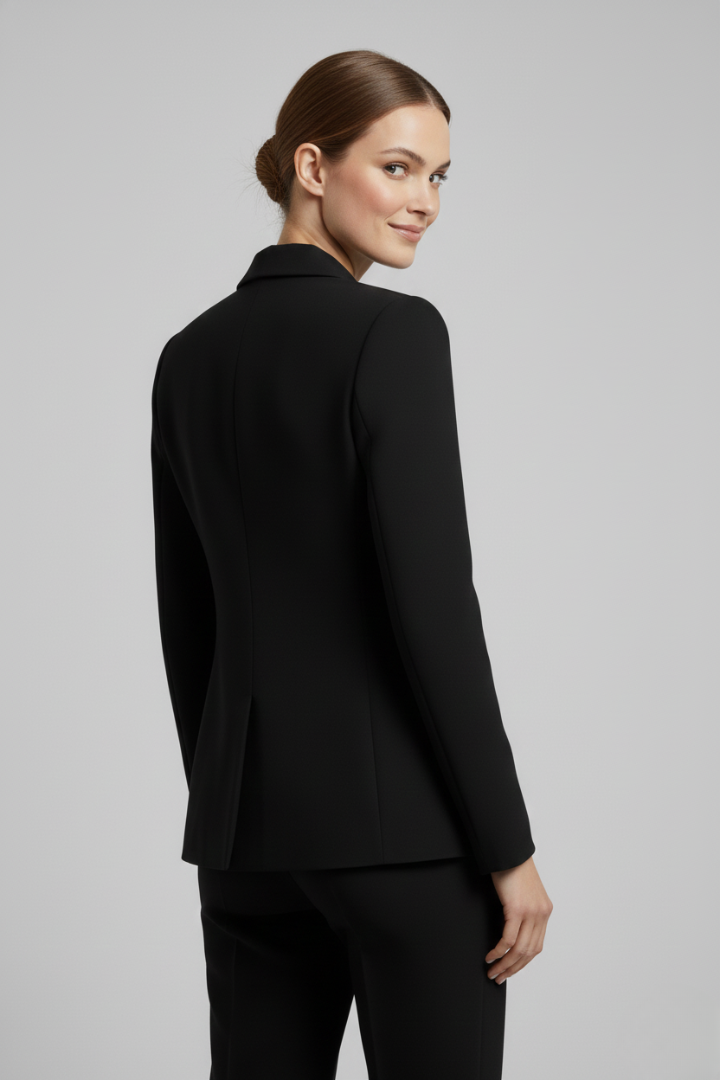 Sidonie | Women's Double-Breasted Blazer with Gold-Tone Buttons