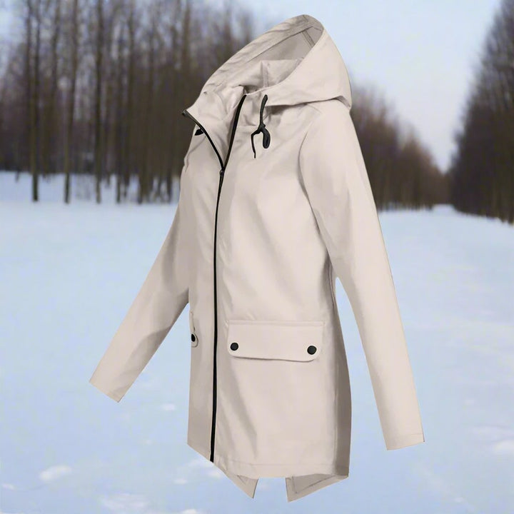 Vianne | Women's Hooded Anorak with Snap Pockets