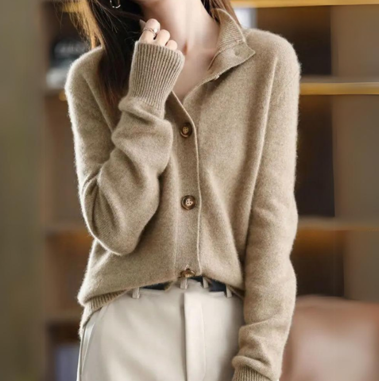 Celeste | Women's Button Cardigan with Oversized Buttons