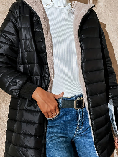 Michèle | Long Elegant Waterproof Coat