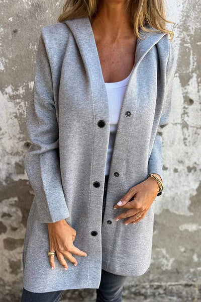 Lidia | Hooded Soft Knit Jacket
