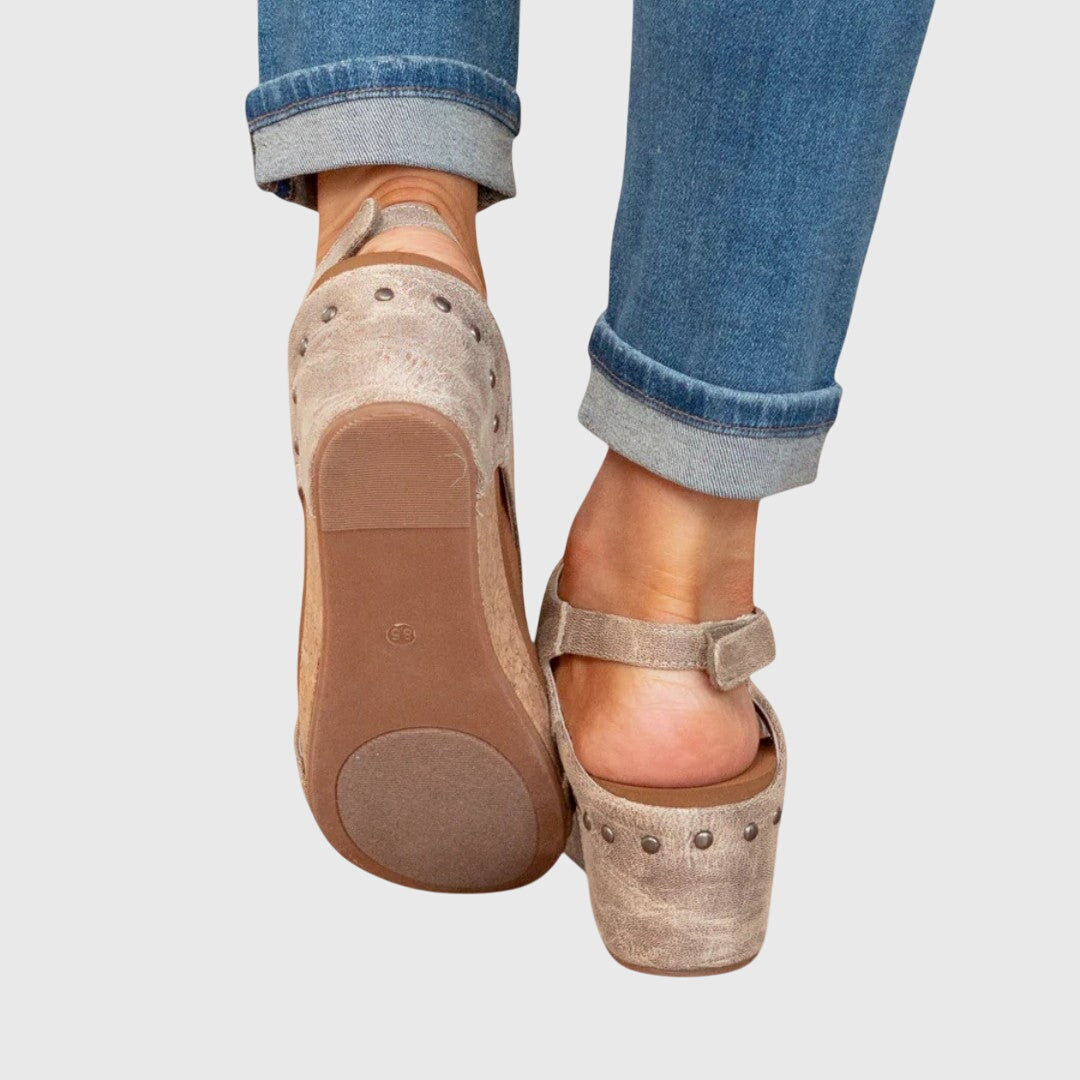 Adela | Women's Cushioned Lightweight Wedge Sandals