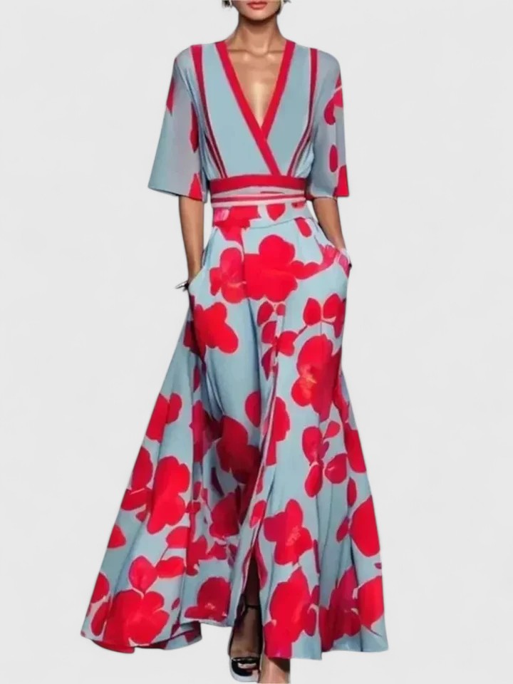 Aimee | Women's Elegant Flattering Flowing Maxi Dress