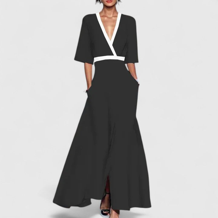 Aimee | Women's Elegant Flattering Flowing Maxi Dress