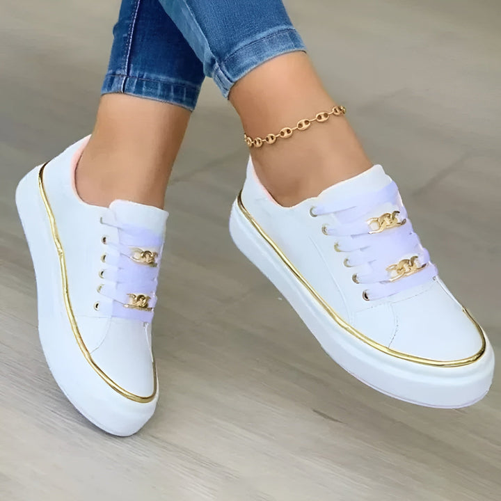 Alexya | Women's Shock-Absorbing Lace-Up Casual Sneakers