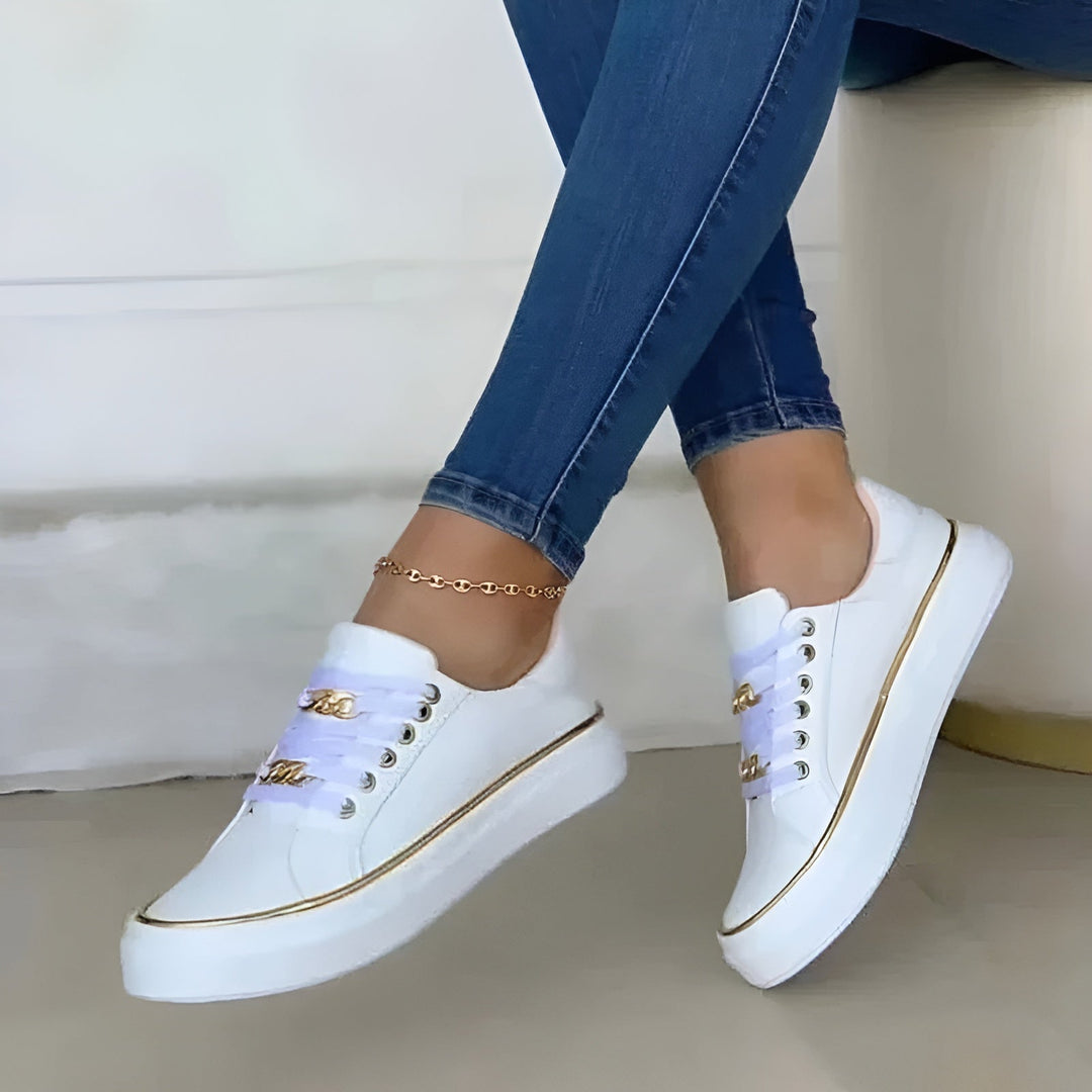 Alexya | Women's Shock-Absorbing Lace-Up Casual Sneakers