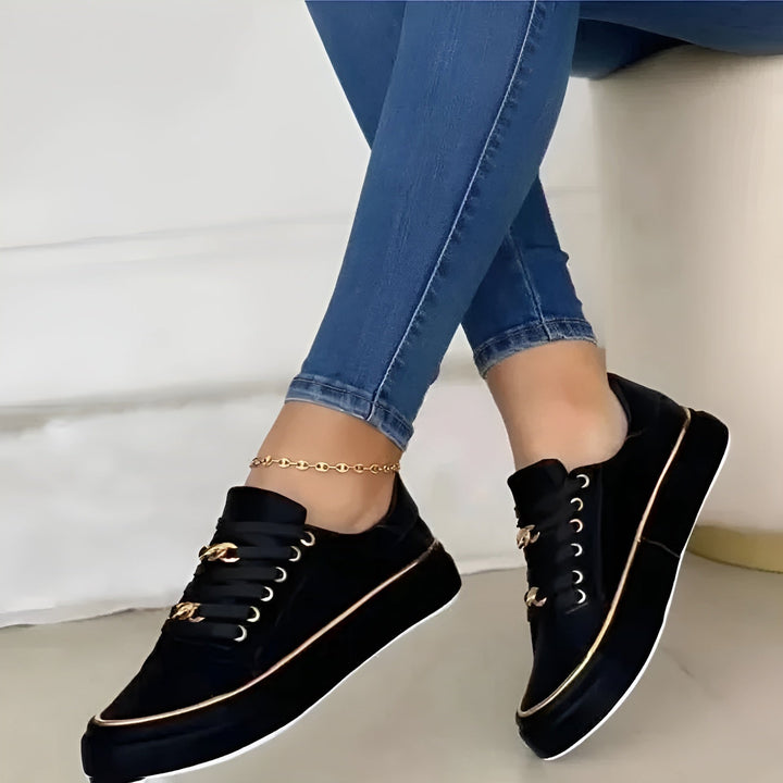 Alexya | Women's Shock-Absorbing Lace-Up Casual Sneakers